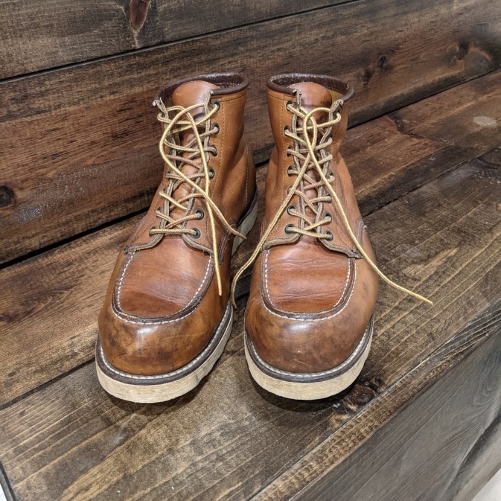 Red Wing 6-Inch 875 Moc Toe Boots Size 13 Extra Wide
